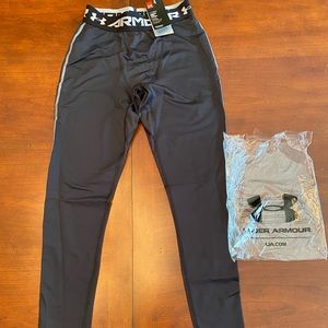 NWT Mens Under Armour Compression Pants